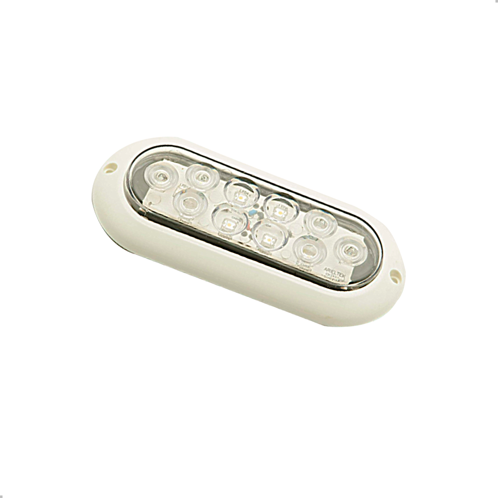 Luminária Luz Branco Quente 12V Cabine Barco Lancha Trailler