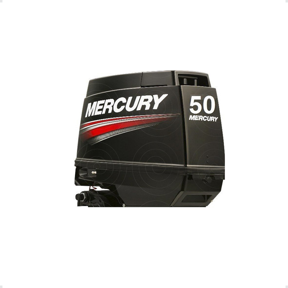 Motor De Popa Mercury 2 Tempos 50hp ELO 3 Cilindros