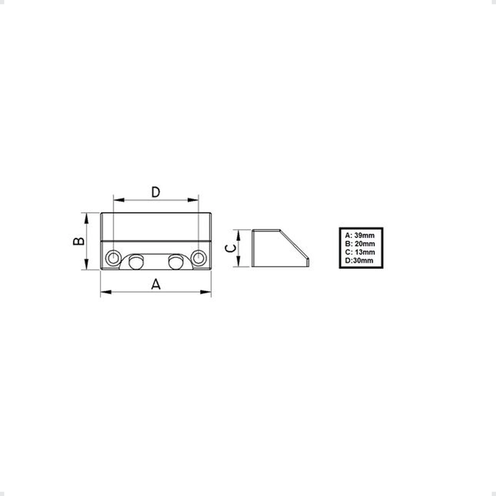 Luz de Degrau Led Branco Barcos Traillers Motorhome 12v