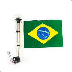 Mastro Luz Circular Ancoragem Strobo Led 12v Bandeira