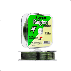 Linha Monofilamento Verde Super Raiglon 0,26mm 15,2 Lbs 100m