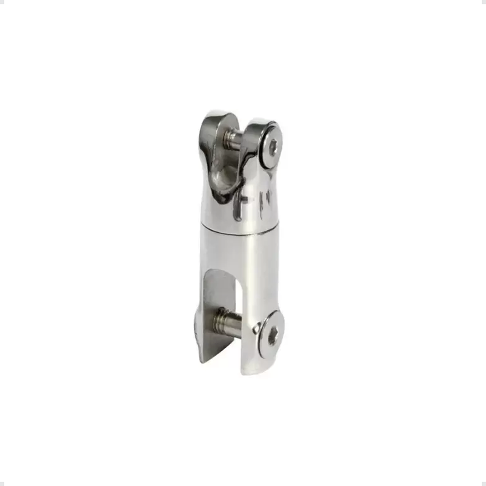 Conector Distorcedor Reforçado 6mm a 8mm Aço Inox Com Pino