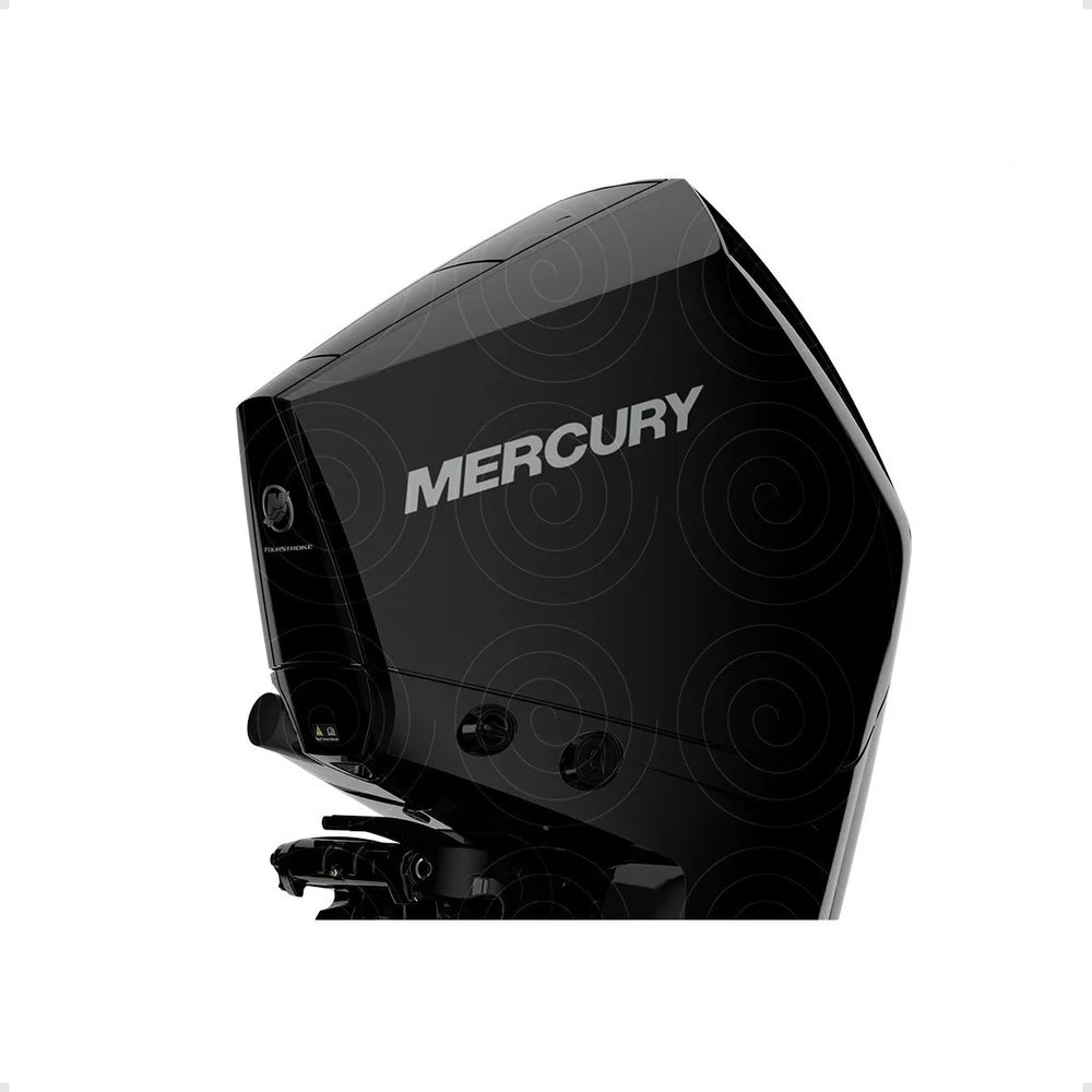 Motor Popa Mercury 4 Tempos 300hp XL V8 Preto Comando Mecânico